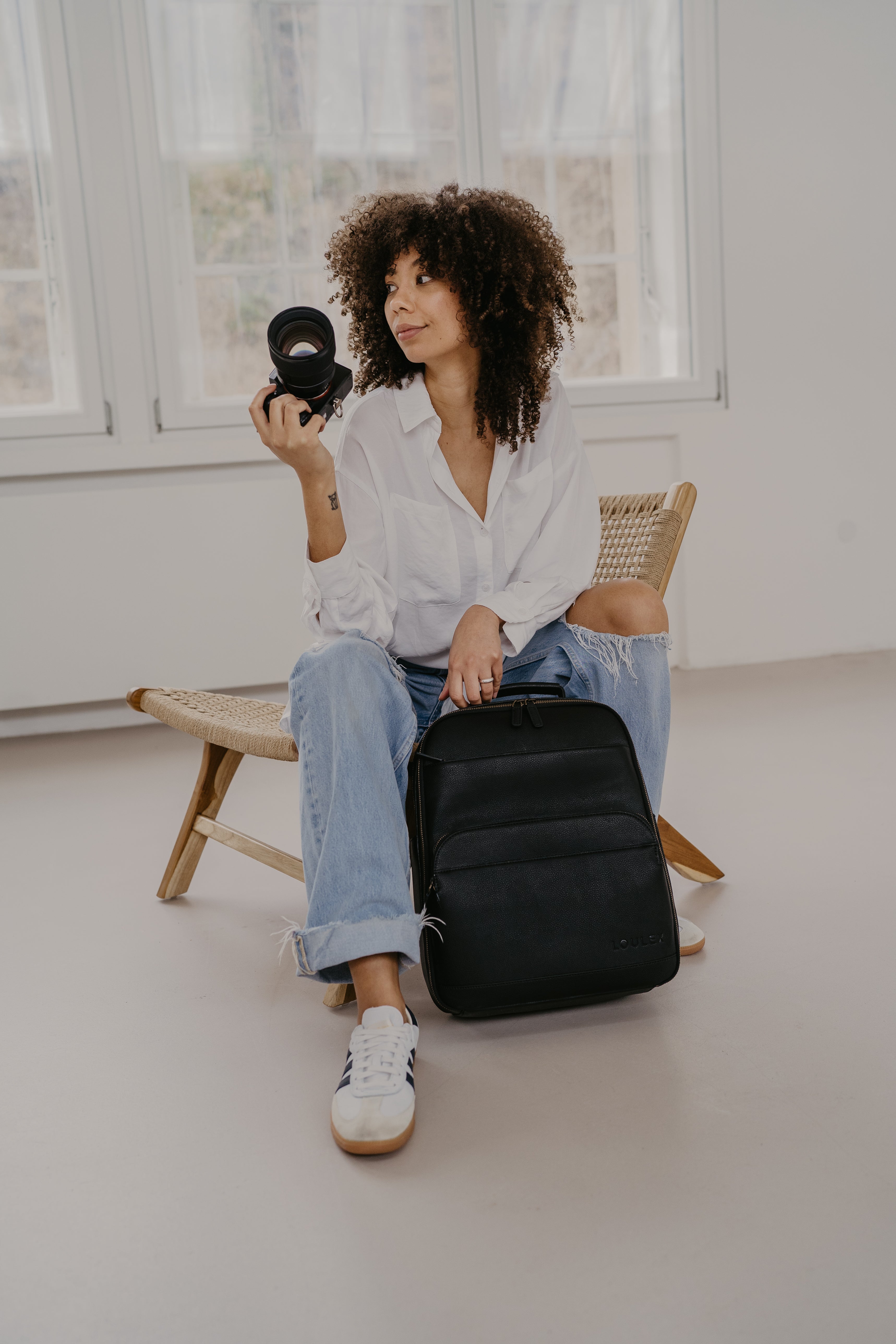 Camera backpack, black