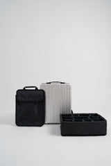 LOULEX-ALEON 16" HYBRID-CAMERABAG-PLATINO