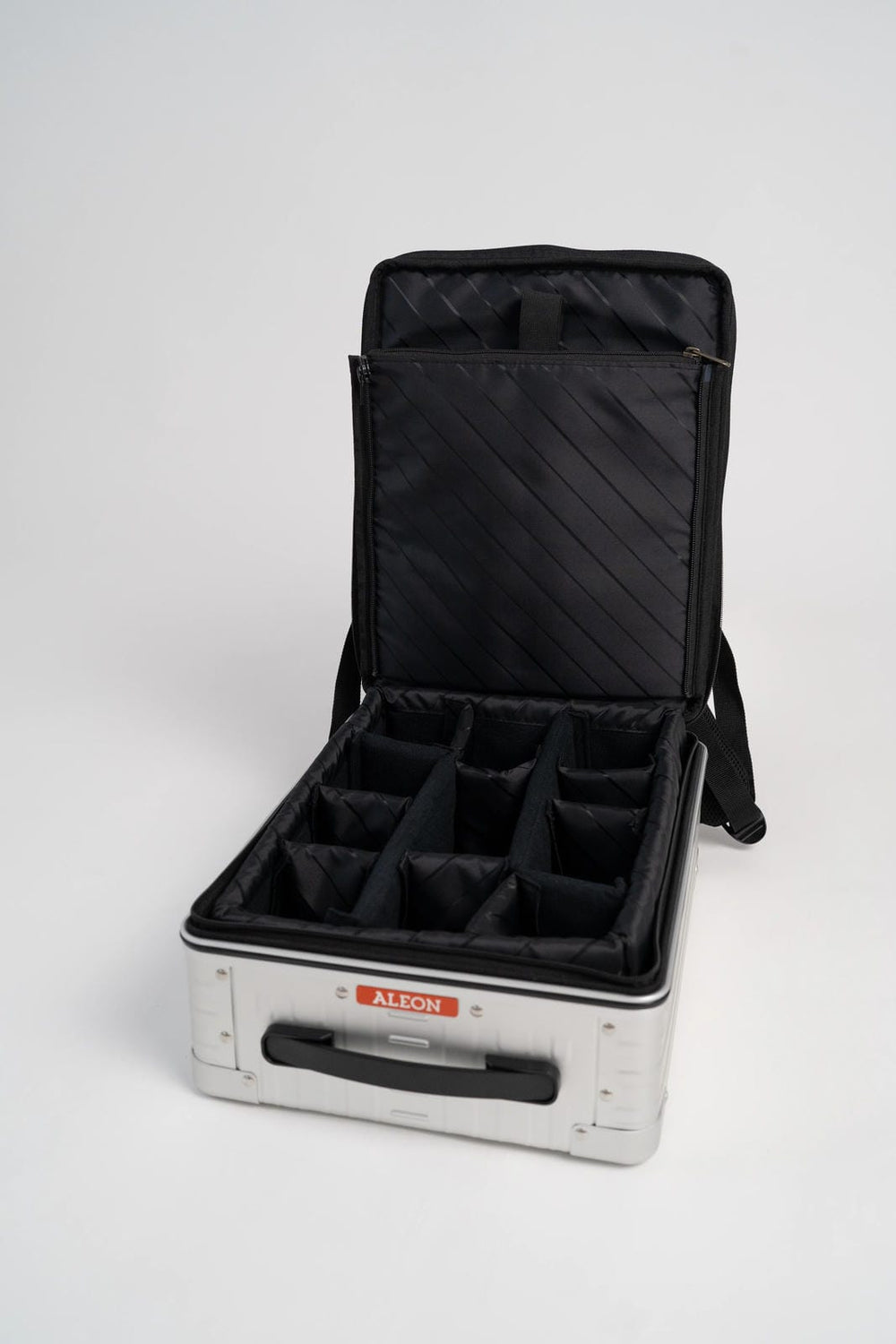 LOULEX-ALEON 16" HYBRID-CAMERABAG-PLATINO